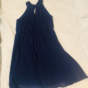 Navy cocktail dress